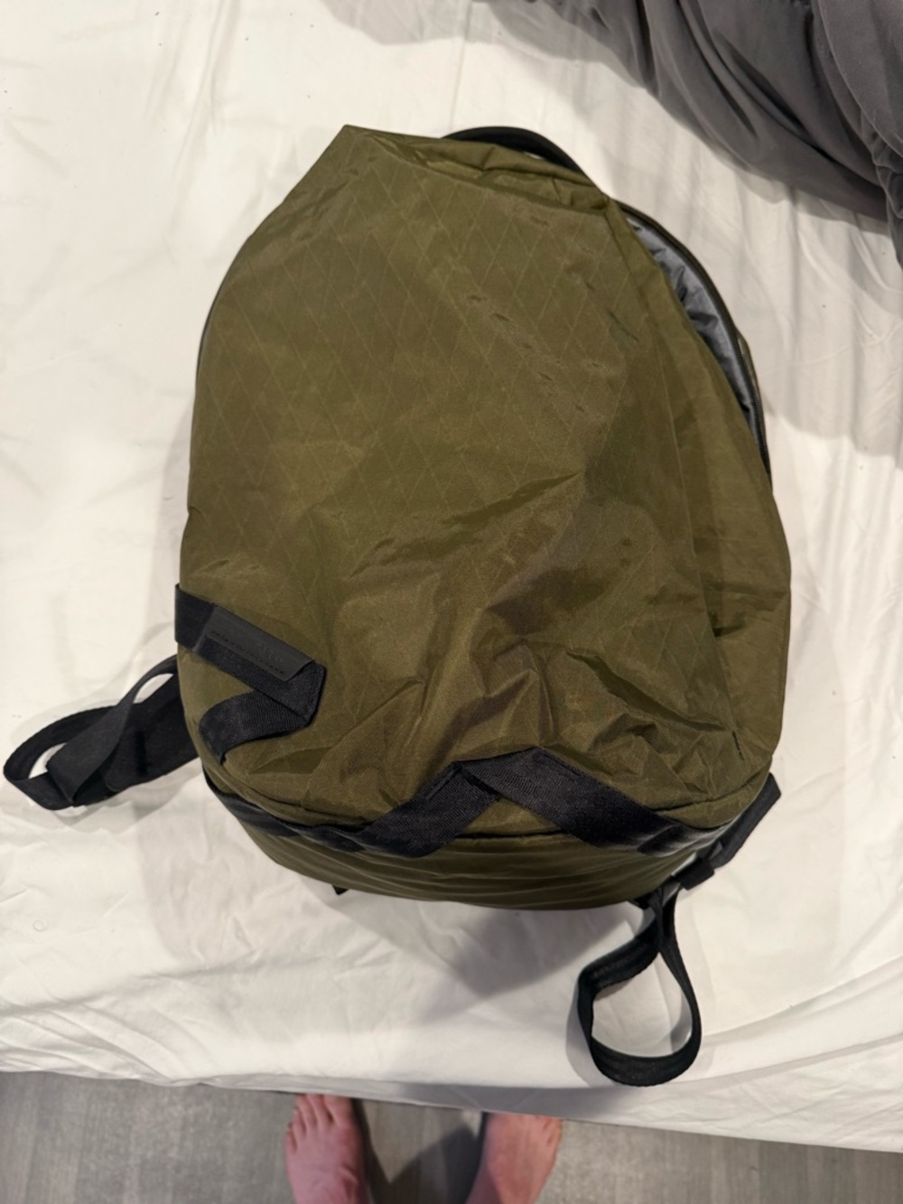 Able Carry Olive Green Daily plus 21L Backpack - Picture 10 of 12